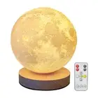 USB LED Night Light Moonlight Touch Sensor Lamp Dimmable 3D Magical Moon Lamp