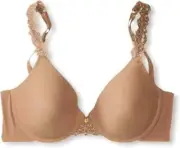 NWT Natori 736037 Body Double Fit T-Shirt Full Coverage Bra 34DDD Suntan