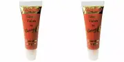 2 X by Barry M * Glossy Tubes Lip Gloss Super shiny lipgloss - #Fabulously Nude