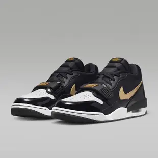 【NIKE 耐吉】NIKE Air Jordan Legacy 312 Low 男籃球鞋 黑金亮皮 喬丹 KAORACER CD7069071