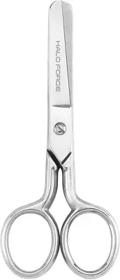 Round Tip Sewing Scissors: Small Safety Tiny Fabric Scissors, 4.75 Inches Silver