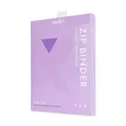 Vault X Just Purple 9 Pocket Exo-Tec Zip Binder - New & Boxed