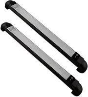 Dream Lighting 12v LED Under Cabinet Kitchen Interior Lighting Black Aluminum 298mm Caravan Camper Van Auto Boat Marine Strip Rail Bar Light with Switch Cool White Pack of 2
