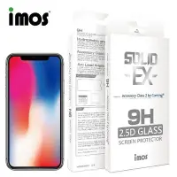 在飛比找Yahoo!奇摩拍賣優惠-imos iPhoneX 2.5D 強化玻璃保護貼 美商康寧