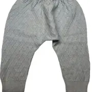NWT Miki Miette (Nordstrom)Knit Textured Jogger Bottoms Pants Light Blue 6 Mo