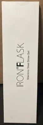 Iron Flask 6 Clear Tip Stainless Steel Straws Water Bottle Replacement Straws