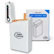 Timed Cigarette Case | Full 20-Pack Cigarette Holder Case with Timer | Lock Box