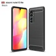 Xiaomi Mi Note 10 Lite Brushed Soft TPU Case - Black - AU SELLER - Free Shipping