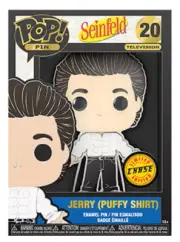 Funko POP! Seinfeld #20 Jerry (Puffy Shirt) Chase Limited Edition Enamel Pin