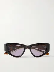 [Jacques Marie Mage] Jacques Marie Mage - Seymour D-frame Tortoiseshell Acetate Sunglasses - One size One size Tortoiseshell