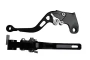 Black Aero Short Motorbike Clutch Brake Levers for Triumph SpeedMaster 09 Silver