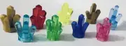 NEW Lego Minifig CRYSTALS Jewels Trans Purple Red Blue Pink Green Treasure Lot-9