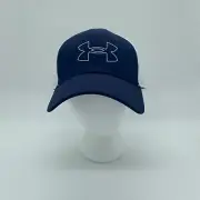 Under Armour Men's UA Iso-Chill Golf Mesh Hat Cap Summer White Blue Adjustable