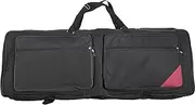 600D Dual Zipper Bag, 73-Key 76-Key Keyboard Electric Piano Organ Gig Bag Soft Case 46.4" * 16.5" Durable 600D Cloth PE Foam Padded Dual Zipper