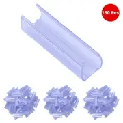 Delight 150 Pack Channel Mounting Holder for LED Flex Neon Rope Light Outdoor