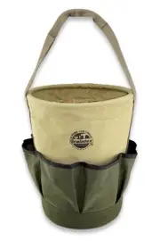 CB2417 Utility Tapered Canvas Bucket 12"X10"X15"
