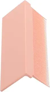 HONMEET Electric Clamp Hair Straightener Pressing Comb Hair Straightening Brush Iron Comb Attachment Heated Straightening Brush Plastic Pink
