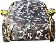 All-Weather Protective Car Cover, for Abarth 595 500 124 Spider, Waterproof and Breathable, Windproof, Dustproof Durable, Full Car Cover (Color : Camouflage, Size : Abarth 124 Spider)