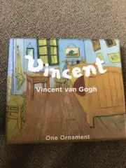 Vincent Van Gogh, The Bedroom 1888 Art Ornament w/ box