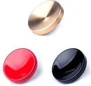 (3 Pack) VKO Soft Metal Shutter Release Button Brass Compatible for Fujifilm X-T3 X100F X-T20 X-PRO2 X30 X100T X100S X-E2 X-E2S X-T10 X-T2 RX10 II III IV Camera Black Red Golden 11mm Concave Surface