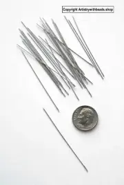 30 BIG EYE 2 in 55mm Beading needles steel beading needles easy thread KIT013