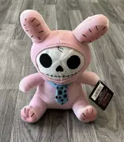 LARGE 12" Furrybones UNDEAD Pink Bunny Plush Toy Goth 2012 Fiesta New W/tag