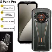 DOOGEE S Punk PRO 4G Rugged Phone Android 14 Mobile Outdoor Loud Speaker Global