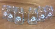 Shock Top Lemon Shandy 16 oz Mason Jar Glass / Glasses Set of Six (6) NEW & F/S