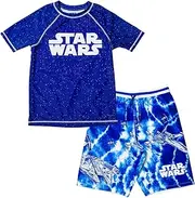 [STAR WARS] X-Wing TIE Fighter Stormtrooper Rash Guard and Swim Trunks Outfit Set Toddler to Big Kid