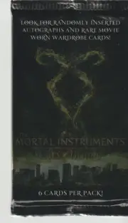 MORTAL instruments city of bones , trading cards pack