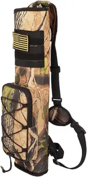 Archery Quiver for Arrows Multi-Function Back with Molle System Tactical Arrow H