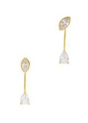 Anissa Kermiche Newly Weds Gold Vermeil Drop Earrings ONE SIZE