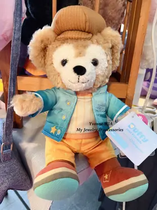 Yvonne MJA 香港迪士尼Disney 樂園限定正品 Duffy 達菲熊 ＳＳ號 絨毛娃娃 (10折)