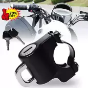 Motorcycle Universal Helmet Lock Handlebar 7/8" 22-28mm Tube Anti-theft Security