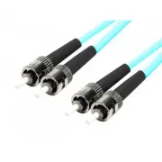 Monoprice 45938 MONOPRICE MULTI-MODE OM4 FIBER OPTIC CABLE - ST-ST UL 3MM 50/125