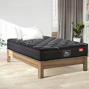 Bedra Bedding King Single Mattress 22cm Tight Top Gel Foam Bed Mattress with Pocket Spring Medium-Firm