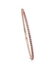 Sabrina Designs 14K Rose Gold 1.86 ct. tw. Sapphire Flexible Bangle Bracelet