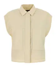 Herno Elasticated Waist Sleeveless Vest IT40,IT38 Nude