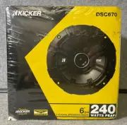 Kicker 43DSC6704 6-3/4" 2-way Speakers