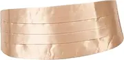 [Minkissy] Men Cummerbund for Tuxedo Elegant Waistband for Weddings Cosplay and Formal Events Versatile and Comfortable Suit Accessory Color