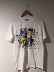 Vintage 1989 Batman Vs Joker DC Comics White Large T-Shirt