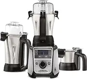 Hamilton Beach Juicer Mixer Grinder, 1400W, 2.2 Peak HP, Stainless Steel, 13 Program Settings, Leakproof Jars, Universal Blade, Safety Features, Ideal for Indian Cooking & Blending - 58770-SAU