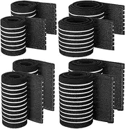 8 Pcs Ice Pack Strap Stretchable, Elastic Reusable Ice Belt Extender Straps, Adjustable Hook and Loop Extension Straps Add Length to Most Ice Packs for Ice Bag Hot Cold Therapy, 4 Size