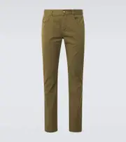 [Saint Laurent] Saint Laurent Mid-rise slim pants 29 green