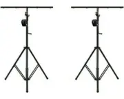 2 NEW Crank Up Truss Lighting Stands Stage Light Mount Trussing Speaker PA DJ