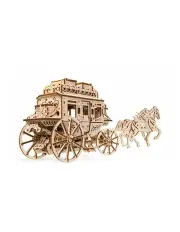[UGEARS] Stagecoach Mechanical Model 248 Piece Wooden 3D Puzzle Gift Set