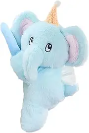 Tissue Box for Car,Soft Elephant Paper Case for Backseat - Decorative Plush Toy, Dustproof Vehicle Interior Accessories for RV Automotive Truck