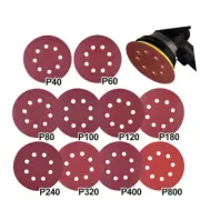 125mm sanding discs with 8 holes sandpaper orbital sander