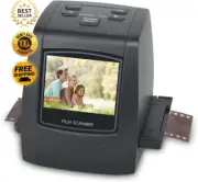 22MP Film Scanner Converts 126Kpk/135/110/Super8 Slides Negatives Digital Photos