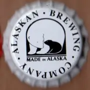 USA Plastic Lined Beer Crown Bottle Cap: Alaskan Brewing